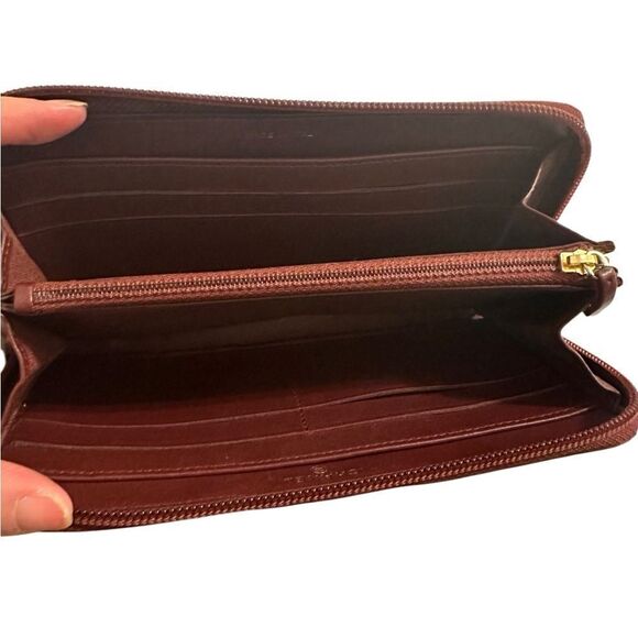 Chanel Brown Quilted Wallet with Gold Accents - Picture 11 of 15